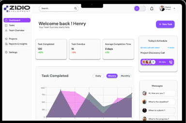 Zidio Task Management Website